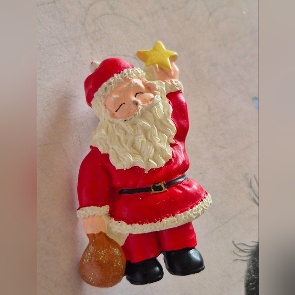 Festive Red Santa Claus Ornament - Picture 1 of 3
